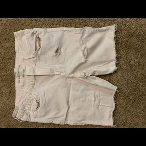 Distressed Bermuda Shorts